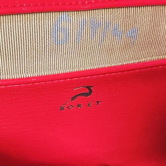 Vintage 1960s Koret Structured Leather Bag Minimalist Collectible Mint Condition - Picture 5 of 16